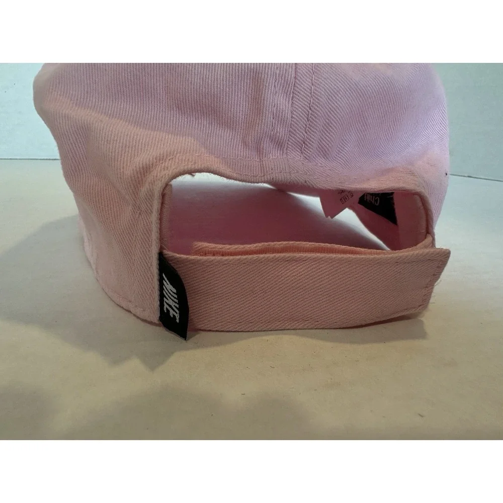 Nike Pink Toddler Child Hat Canvas Adjustable White Swoosh